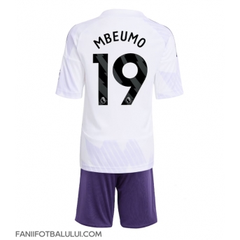 Manchester United Bryan Mbeumo #19 Echipament de Fotbal Replică 2025-26 Copii Deplasare (+ Șorturi)